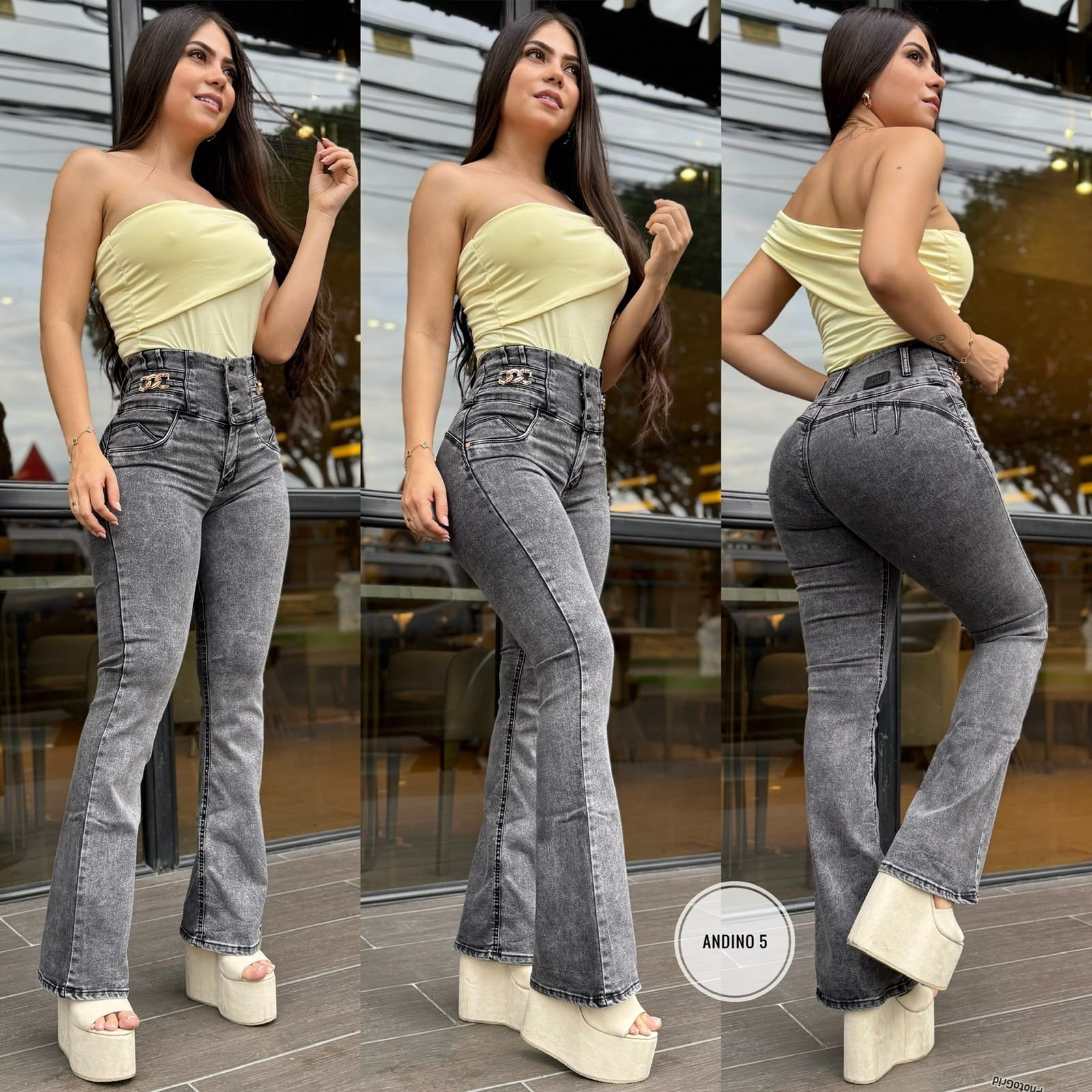 Escritura
 JEANS LEVANTA COLA